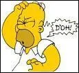 Que dit Homer quand il se trompe ?