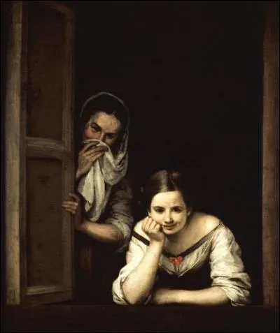 Qui a peint 'Filles  la fentre' ?