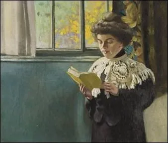 Qui a peint 'Femme lisant  la fentre' ?