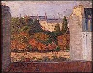 Qui a peint 'Jardin vu d'une fentre leve' ?