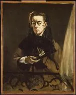 Qui a peint 'Une dame  sa fentre' ?