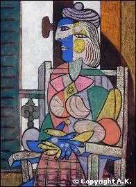 Qui a peint 'Femme assise devant la fentre' ?