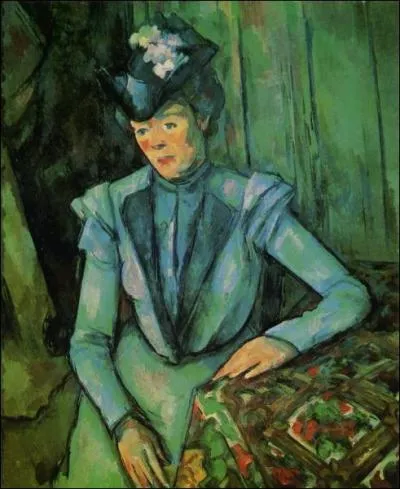 Qui a peint 'La dame en bleu' ?