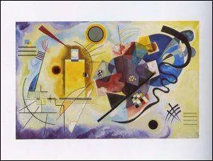 Qui a peint 'Jaune rouge bleu' ?