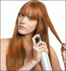 Laquelle a tourn dans une pub pour une laque ?