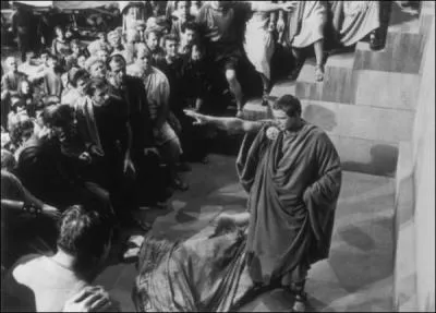 Quel est ce film sur Jules Csar d'aprs une pice de Shakespeare ?