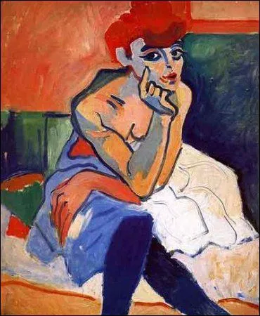 Qui a peint Femme en bleu ?