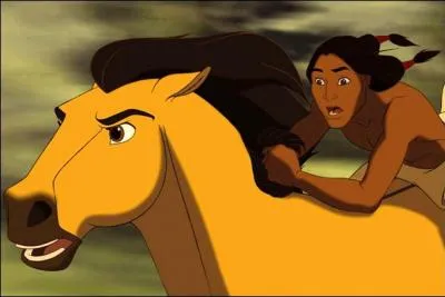 Quel est le nom de l'indien sur le dos de Spirit ?