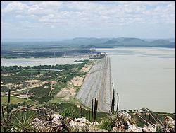 Le lac Sobradinho est situé dans l'Etat fédéré de Bahia. Alimenté par le rio São Francisco il est long de 320 km. C'est un lac :