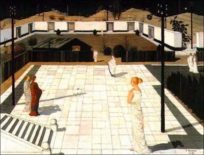 Quel peintre belge a ralis 'L'hiver ou la ville enfouie' ?