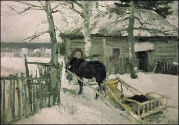 Quel peintre impressionniste russe a ralis 'En hiver' ?
