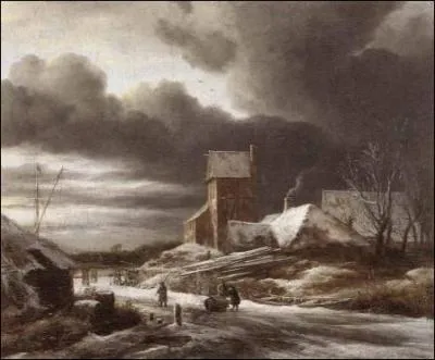 Quel peintre hollandais du 17me sicle a ralis 'Paysage d'hiver' ?