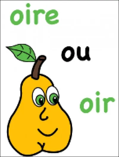 Les noms masculins en -OIR s'écrivent sans ''E'' final (en général ! ). Quel est celui qui respecte la règle ?