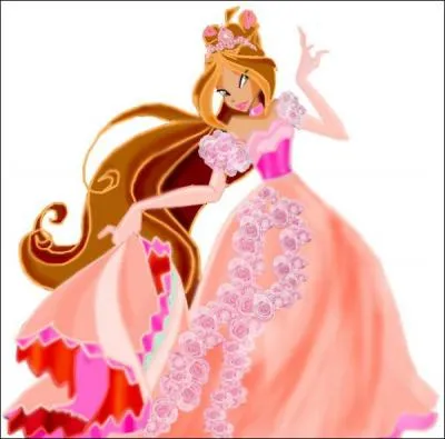 Comment est Flora sur cette photo ?