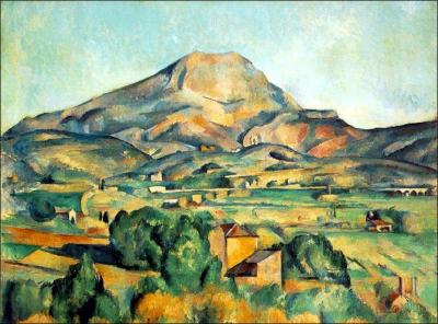 Quel peintre n en 1839  Aix-en-Provence a reprsent 'La Montagne Sainte Victoire' ?