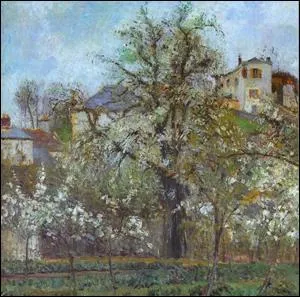 Qui a peint Pruniers en fleurs Pontoise ?
