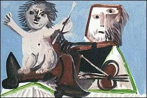 Qui a peint Peintre et enfant ?