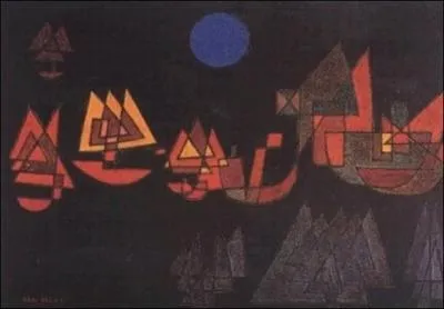 Qui a peint 'Bateaux dans l'obscurit' ?