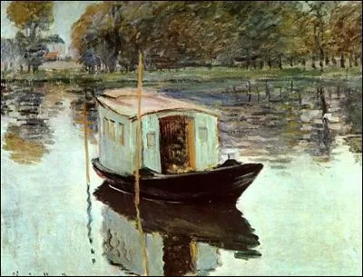 Qui a peint 'Le bateau studio' ?