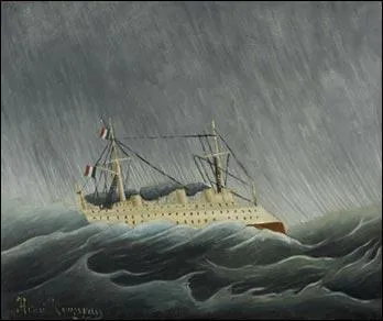 Qui a peint 'Le navire dans la tempte' ?