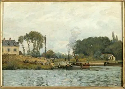 Qui a peint 'Bateaux  l'cluse de Bougival' ?