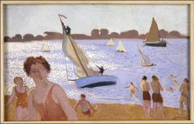 Qui a peint 'Le yacht chou  Trgastel' ?