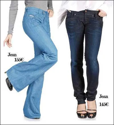 Vrai ou faux, il existe des pantalons 'pattes d'lphant' ?