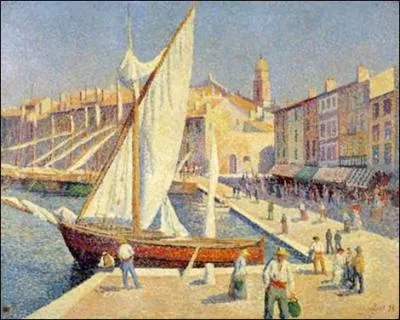 Qui a peint 'Bateaux  St Tropez' ?