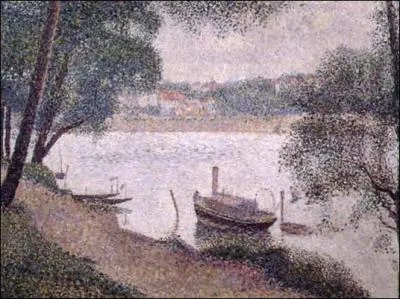 Qui a peint 'Paysage avec bateau' ?