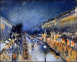 Qui a peint Boulevard Montmartre effet de nuit ?