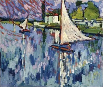 Qui a peint 'Les barques' ?