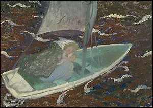 Qui a peint 'Bretonne dans une barque' ?