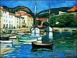 Qui a peint 'Le port de Cassis  la barque noire' ?
