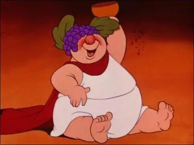 A la fin du passage, quel dieu est malmen par Jupiter qui lui jette des clairs ?