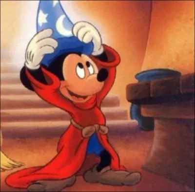 La troisime partie, 'L'Apprenti Sorcier' est certainement le passage le plus connu de l'oeuvre. Contre quoi se dmne Mickey, l'apprenti magicien ?