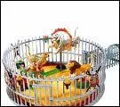 De quelle marque de jouet est cette cage de cirque pour enfants ?