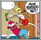 Comment s'appelle la fille collante que rencontre Parker & Badger dans le tome 6 : ''Jobs-trotters aux USA''