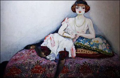 Qui a peint La femme aux bas noirs ?