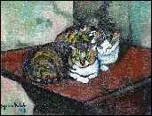 Qui a peint Deux chats ?