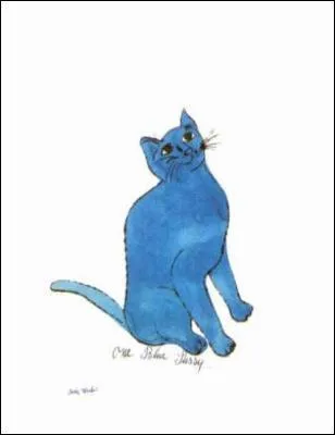 Qui a peint Chat bleu ?