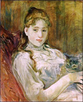 Qui a peint Jeune fille au chat ?