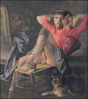 Qui a peint Jeune fille avec chat ?