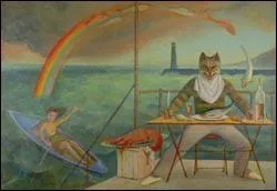 Qui a peint Le chat de la Méditerranée ?