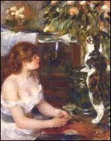 Qui a peint Fillette au chat ?