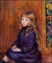 Qui a peint Enfant dans une robe bleue ?