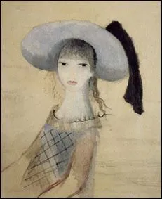 Qui a peint Femme au chapeau bleu et noir ?
