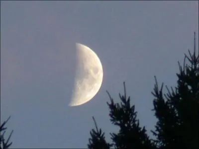 Si vous voyez la Lune comme dans la photo c'est qu'elle est en phase de :