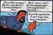 ''Cannibales ! Anthropophages ! '' Ces deux mots peuvent être synonymes.