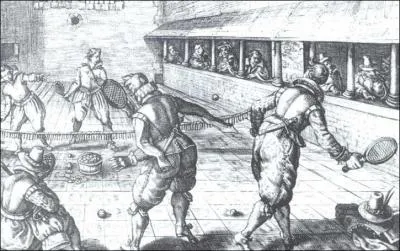 C'est un trs vieux jeu de raquettes, qui existe depuis le XVIe sicle, et dont il y eut le serment en 1790 ?