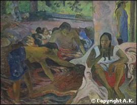 Qui a peint 'Pcheuses tahitiennes' ?
